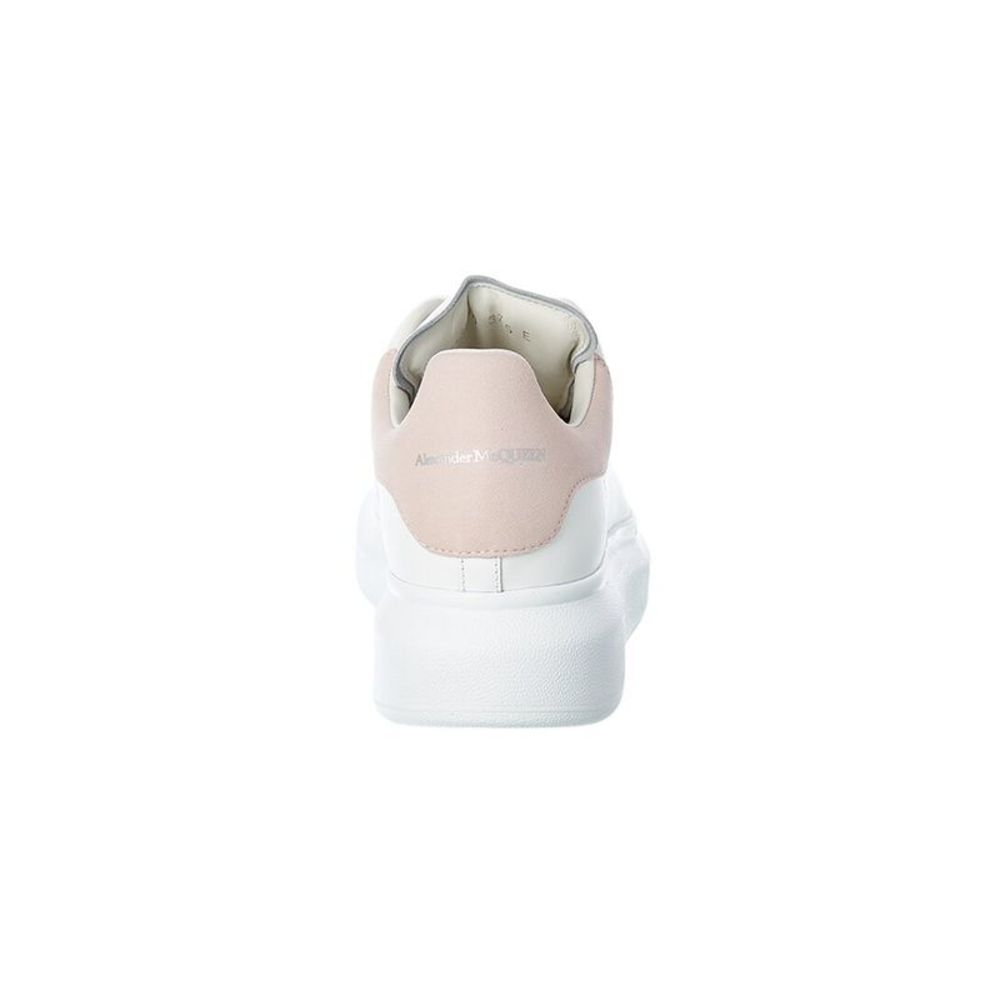 Alexander Mcqueen Oversized Leather Sneaker, White - Picture 3 of 5